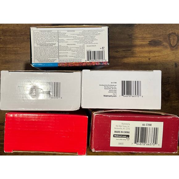 5 New in Boxes 100 Ct Christmas Holiday Lights Multi Color Lights Green Wire - Picture 5 of 5